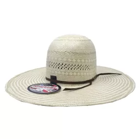 American Hat Co Men's 5" Brim Chocolate Trim Straw Hat