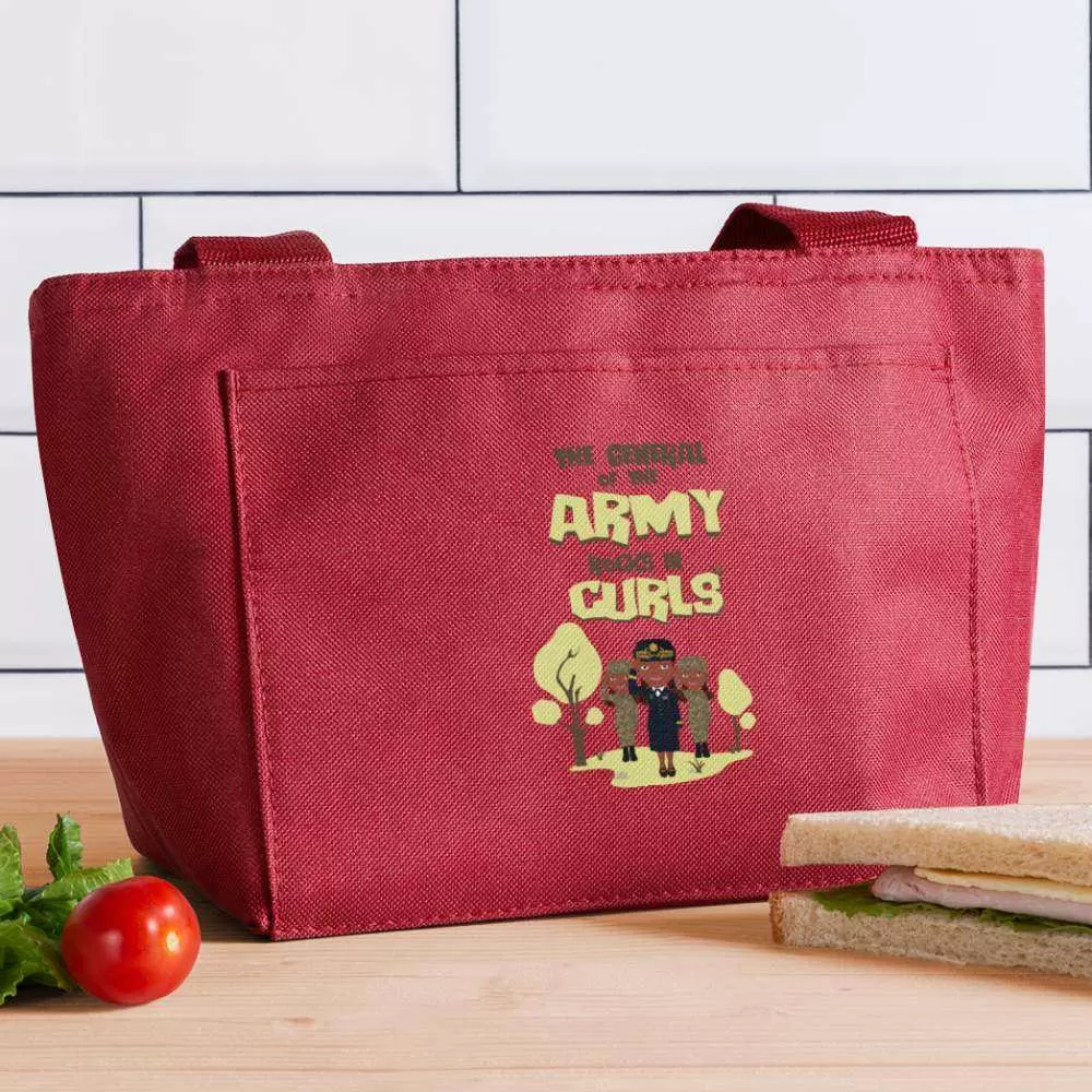 Army in Curls Lunch Bag