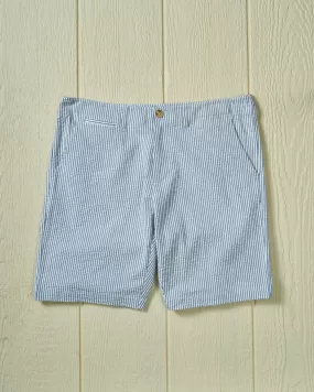 Camden Short in Navy Seersucker