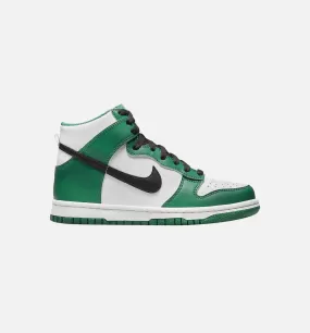 Dunk High Green Black Grade School Lifestyle Shoe - Green/Black Free Shipping