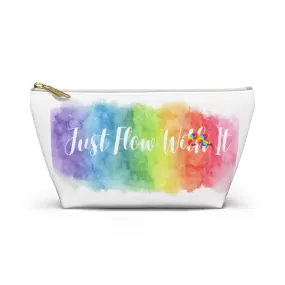 Just Flow With It Rainbow Cloud Accessory Pouch